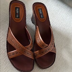 Style & Co. Brown Women's Clogs